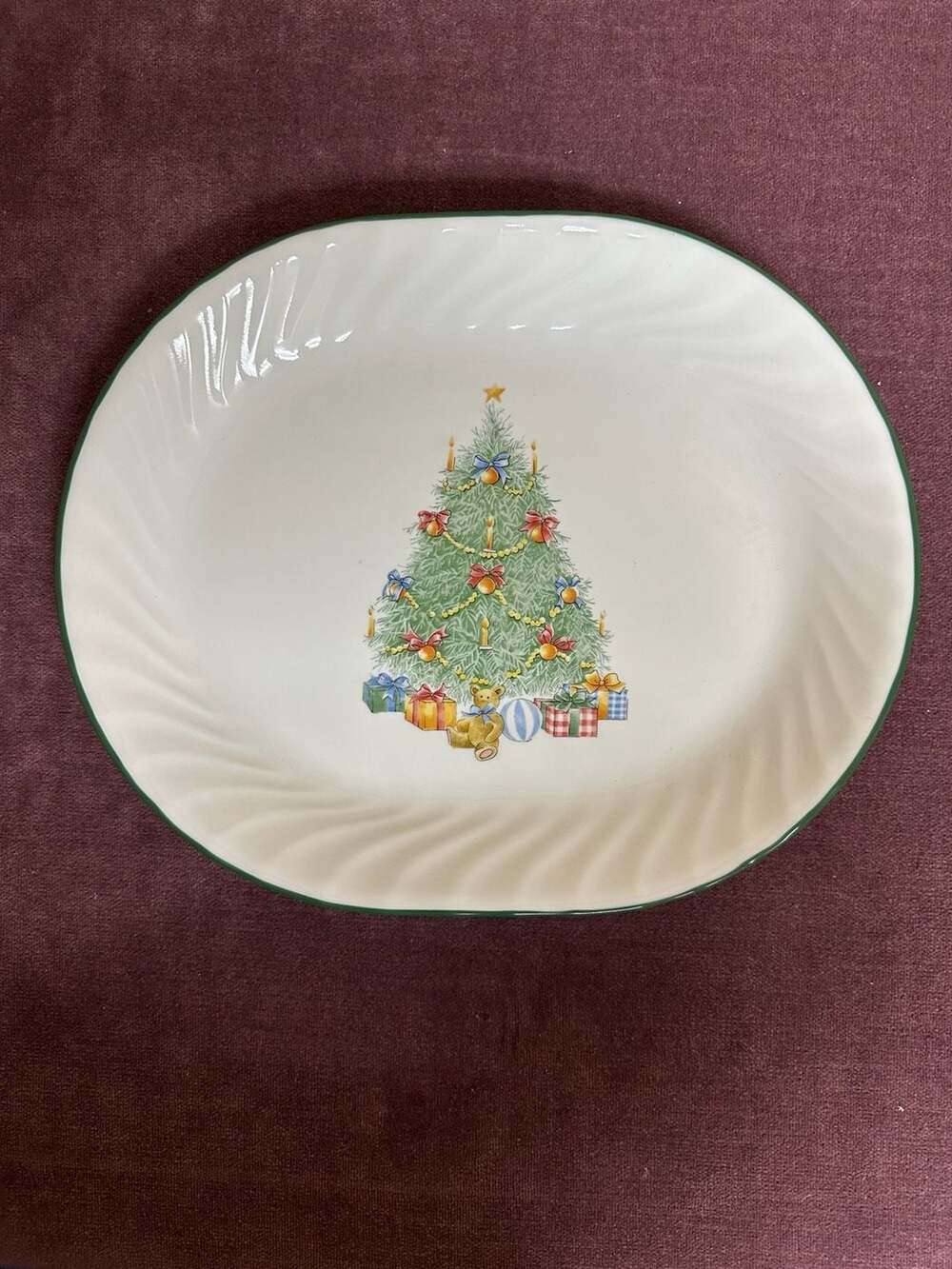 Corelle by Corning Holiday Magic Oval Serving Platter